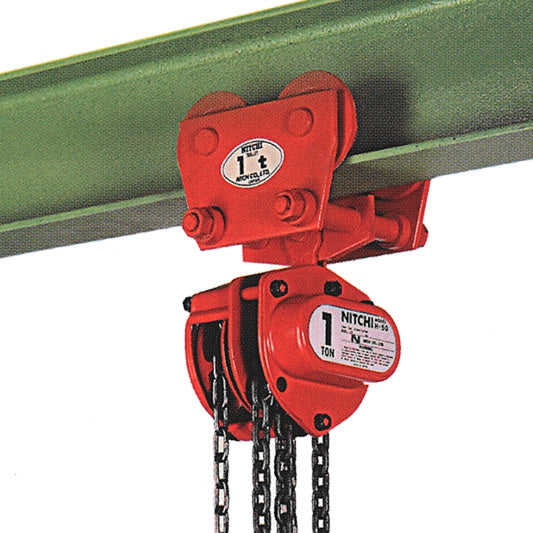 Nitchi HPB50A Combined Manual Chain Hoist With Push Trolley pewag UK Limited
