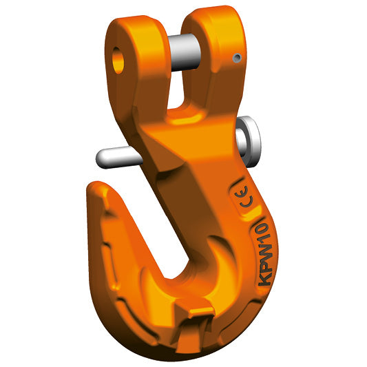 Pewag Winner KPSW Grade 10 (G10) Clevis Grab Hook With Safety Pin EN1677-1