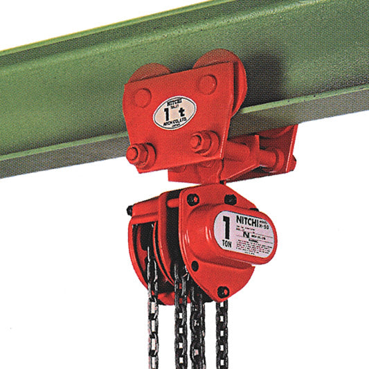 Nitchi HPB50A Combined Manual Chain Hoist With Push Trolley