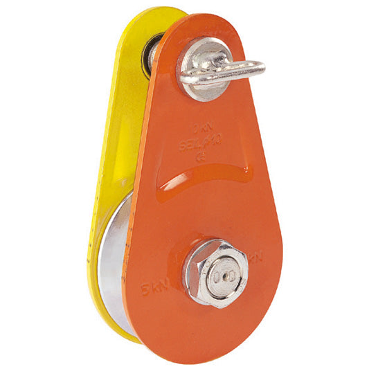 Pewag SRLF rope pulley with rigid side plates
