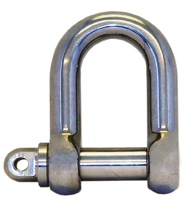 SSDA Stainless Steel 316 Screw Pin D Shackle